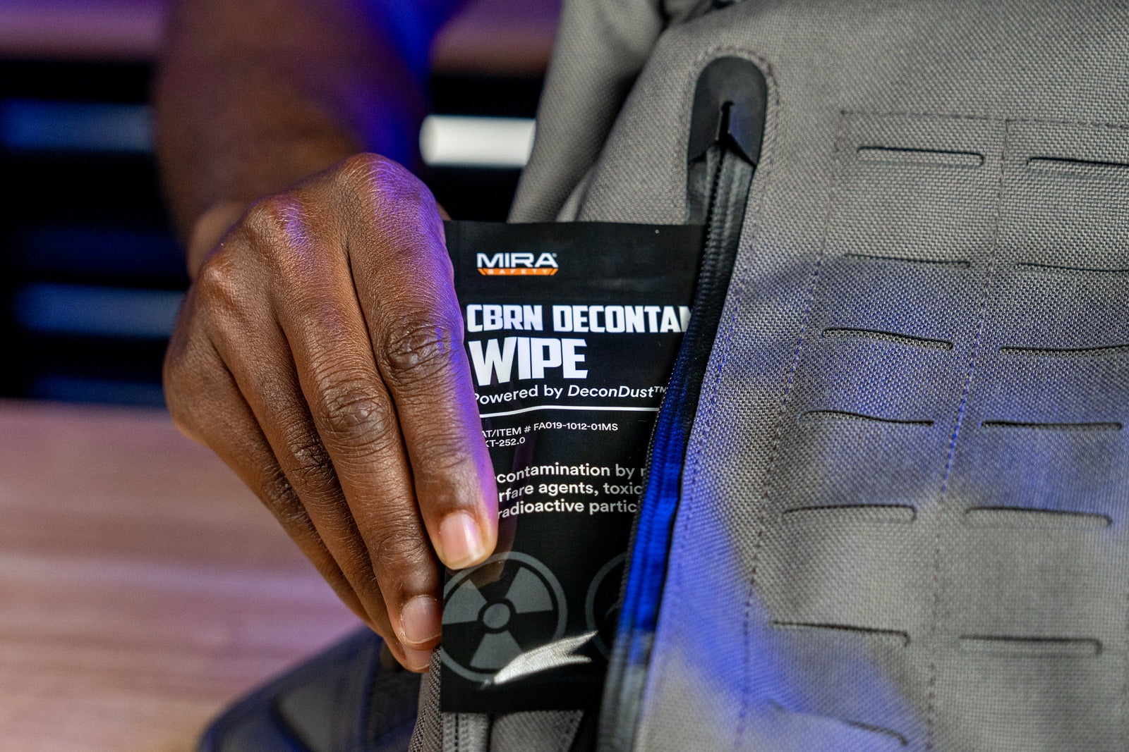 MIRA Safety CBRN Decontamination Wipe Powered by DeconDust™