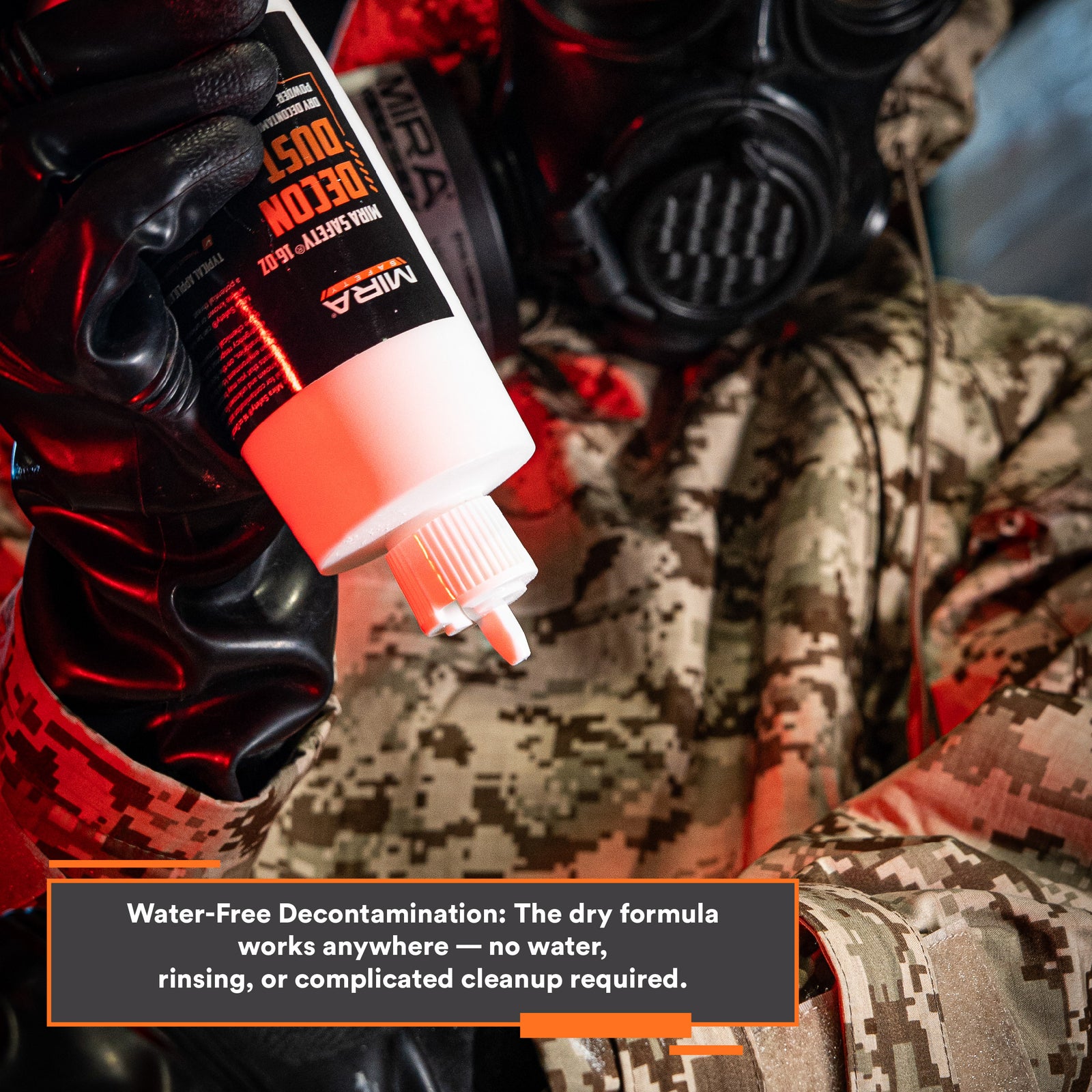 DeconDust™ Dry Decontamination Powder – Rapid, Water-Free Chemical Neutralizer