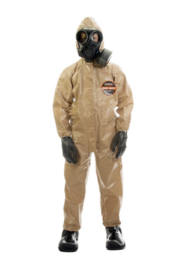 Front view of a child wearing the HAZ-SUIT HAZMAT Suit
