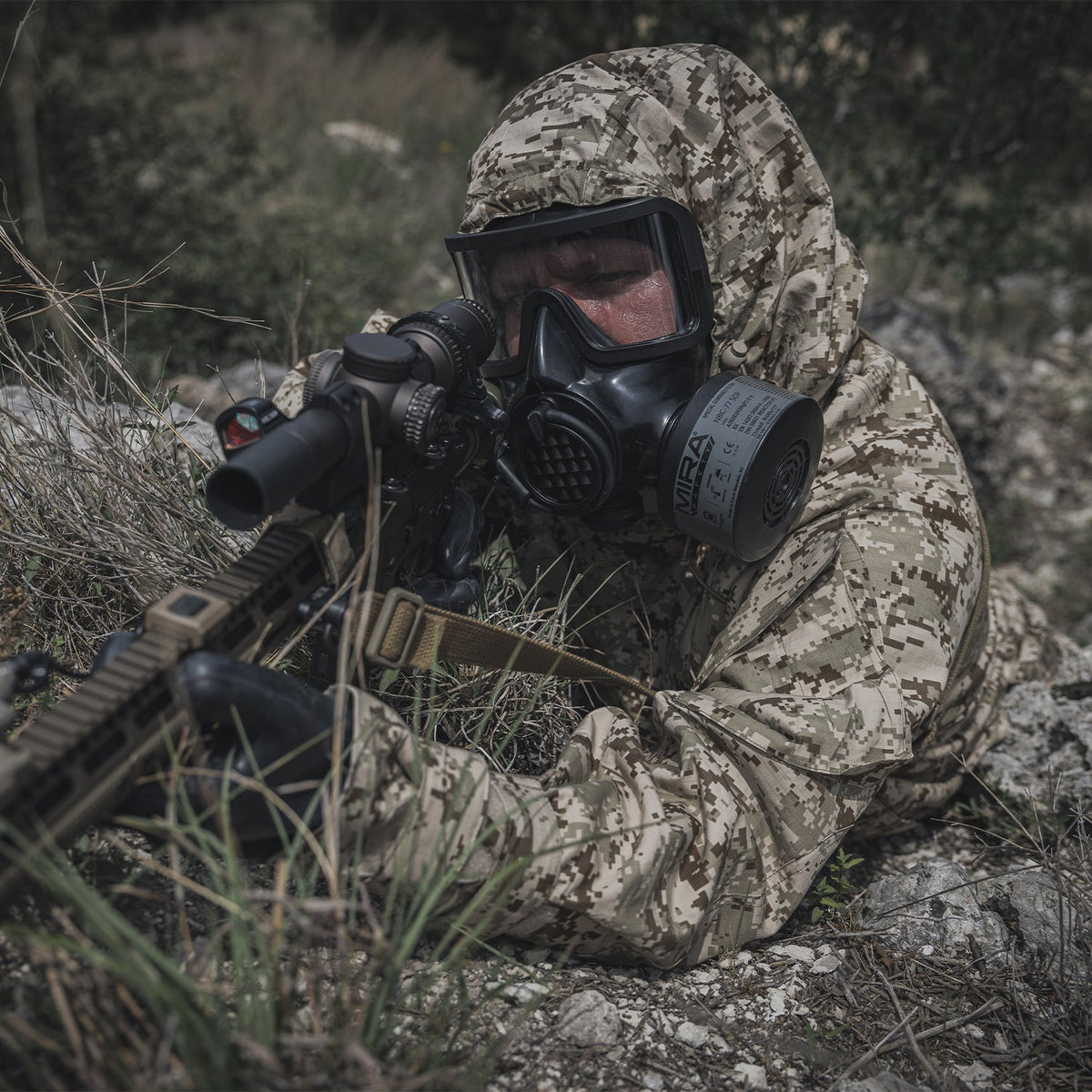 MIRA Safety MOPP-1 CBRN Protective Suit: Military-Standard Semi-Permeable Protection