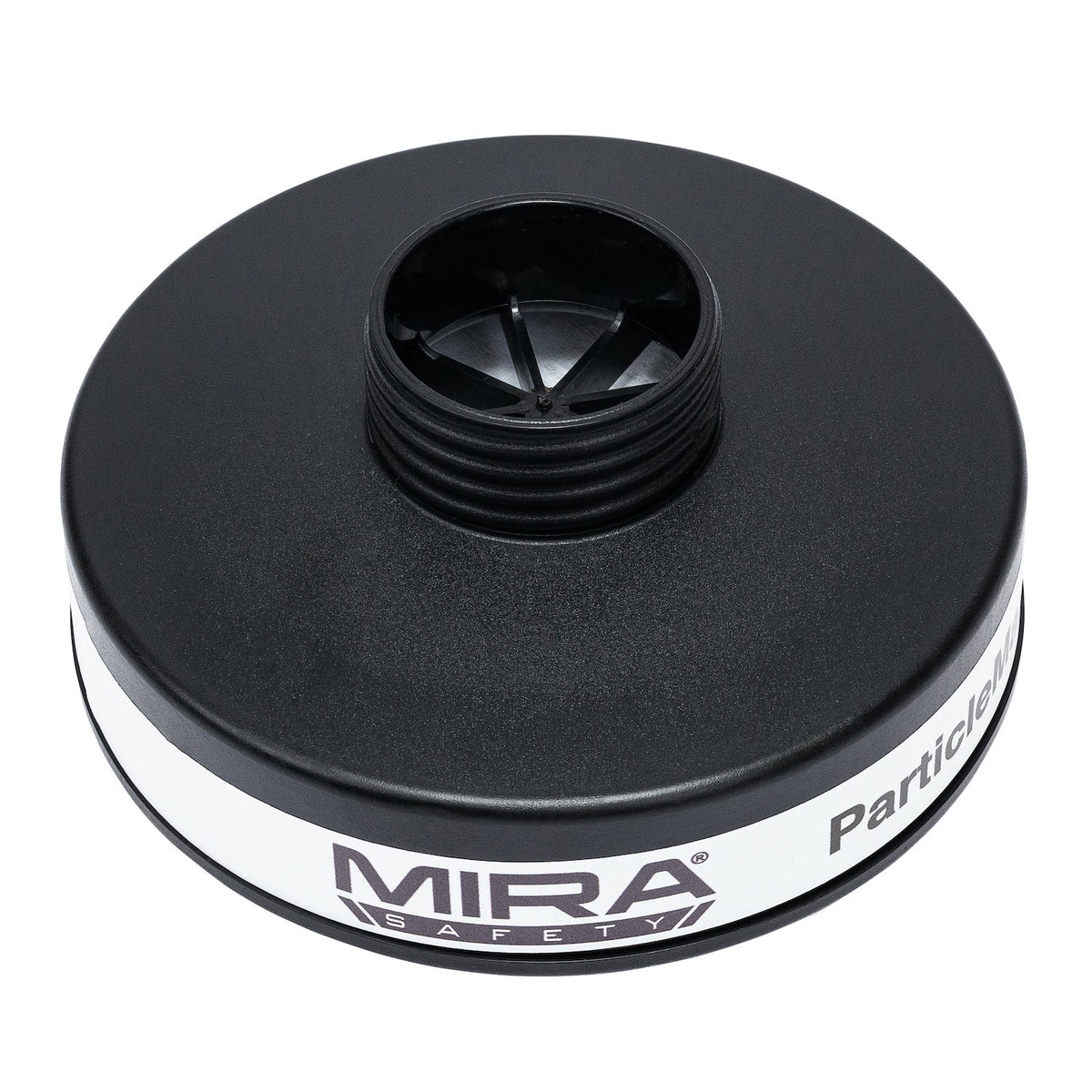 Top angle view of the P3 particle filter