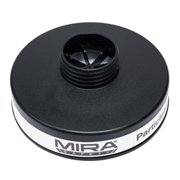 Top angle view of the P3 particle filter