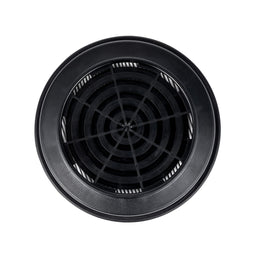 Center view of the bottom vent of the Particle Max Compact Filter.