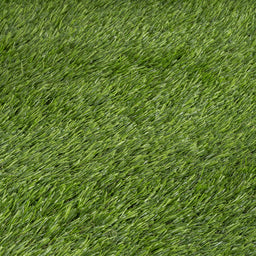 Closeup of the grass inside of the CBRN Animal Ark Dog Gas Mask 