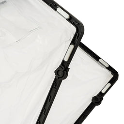 Closeup of the CBRN Animal Ark Dog Gas Mask frame