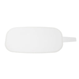 Single layer PROFILM gas mask visor protector on white background