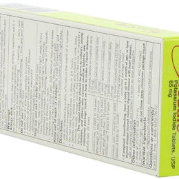 Thyrosafe potassium iodide packaging instructions side view